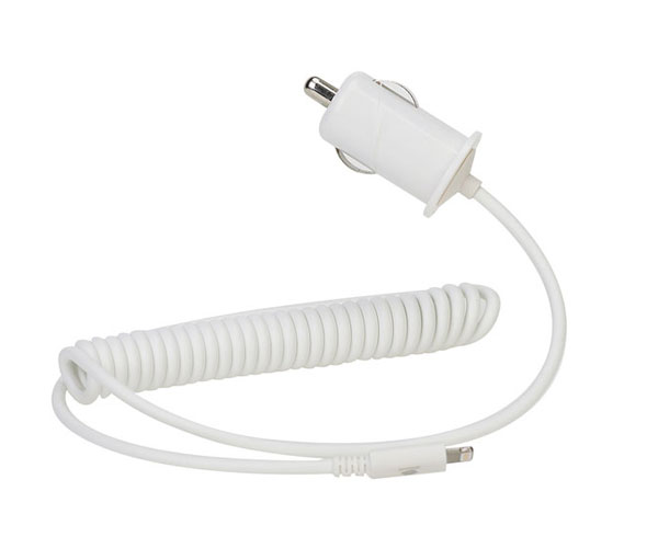 Apple MFi Certified 2.1A Lightning Small Car Charger 004