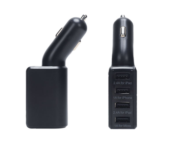 4-Port Fast USB Car Charger Adapter for Smart Phone 04