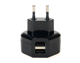 Double USB Quick Charger 2.0 Wall Charger