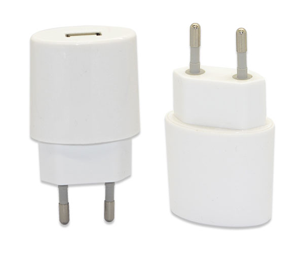 White 1A Single USB Port Wall Chargers for Mobile Phone 05