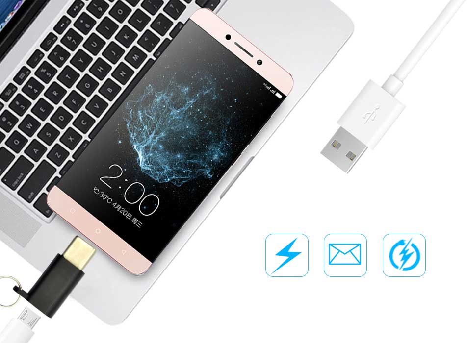 Aluminum-Micro-USB-to-USB-C-Adapter-syncing