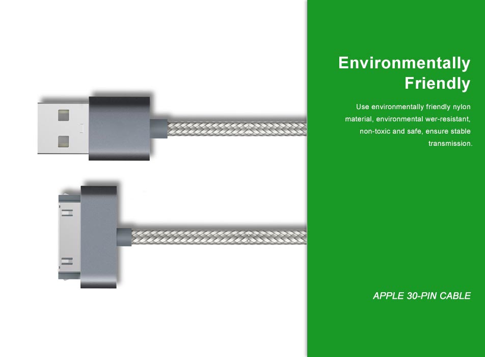 Environmentally-Friendly braided 30 pin cable