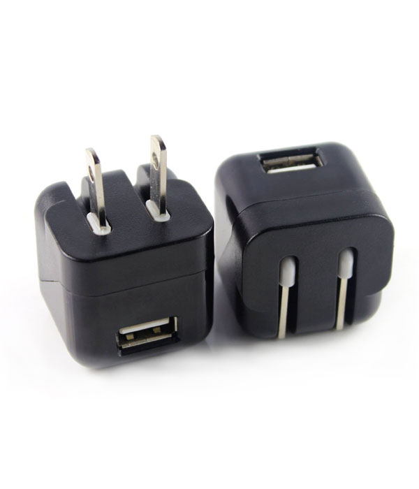 Single USB Ultra-compact Wall Charger with Folding Plug | MSH