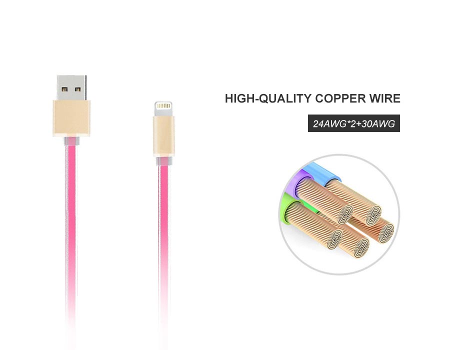 jelly lightning cable copper wire